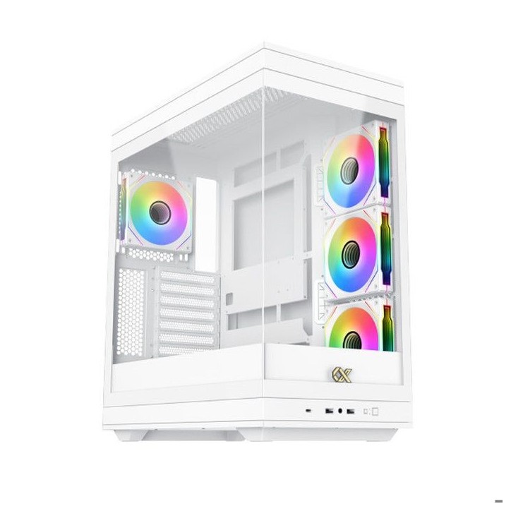 Boîtier PC - XIGMATEK - META Arctic - Moyen tour - E-ATX - Verre trempé - ARGB - Blanc Boîtier PC - XIGMATEK - META Arctic - Moyen tour - E-ATX - Verre trempé - ARGB - Blanc