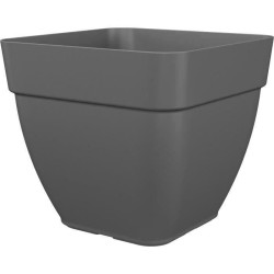 ARTEVASI Pot de fleurs carré CAPRI CAMPANA - Plastique - Anthracite -