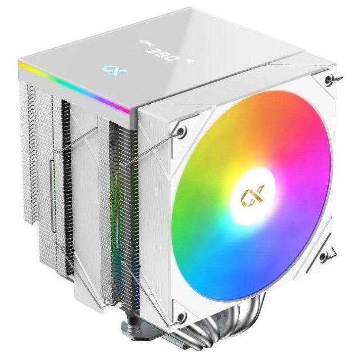Ventirad CPU - XIGMATEK AK6 Dual Digital Arctic - AMD AM5/AM4 - Ventilateur 2x 120 mm ARGB - Blanc