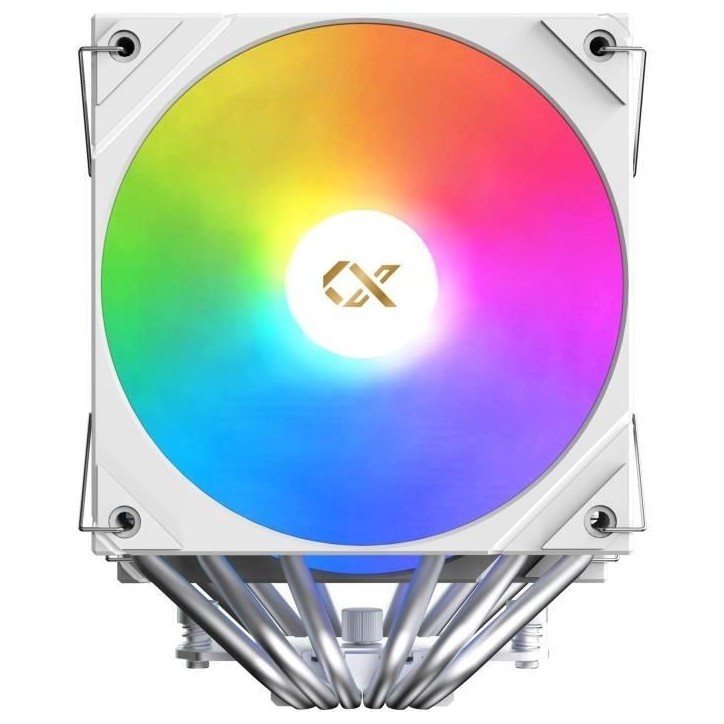 Ventirad CPU - XIGMATEK AK6 Dual Digital Arctic - AMD AM5/AM4 - Ventilateur 2x 120 mm ARGB - Blanc
