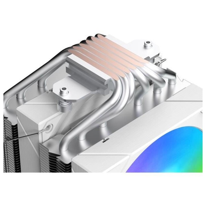 Ventirad CPU - XIGMATEK AK6 Dual Digital Arctic - AMD AM5/AM4 - Ventilateur 2x 120 mm ARGB - Blanc