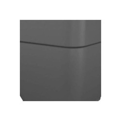 ARTEVASI Pot de fleurs carré CAPRI CAMPANA - Plastique - Anthracite -