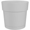 ARTEVASI Pot de fleurs rond CAPRI LARGE - Plastique - Réservoir d'eau