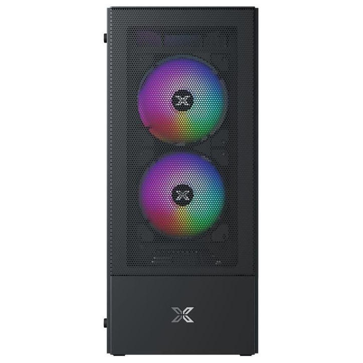 Boîtier PC Moyen Tour sans alim - XIGMATEK HERO II Air 3F (Noir) - ATX/Micro ATX - 3x120mm FRGB - Mesh - USB 3.0/2.0