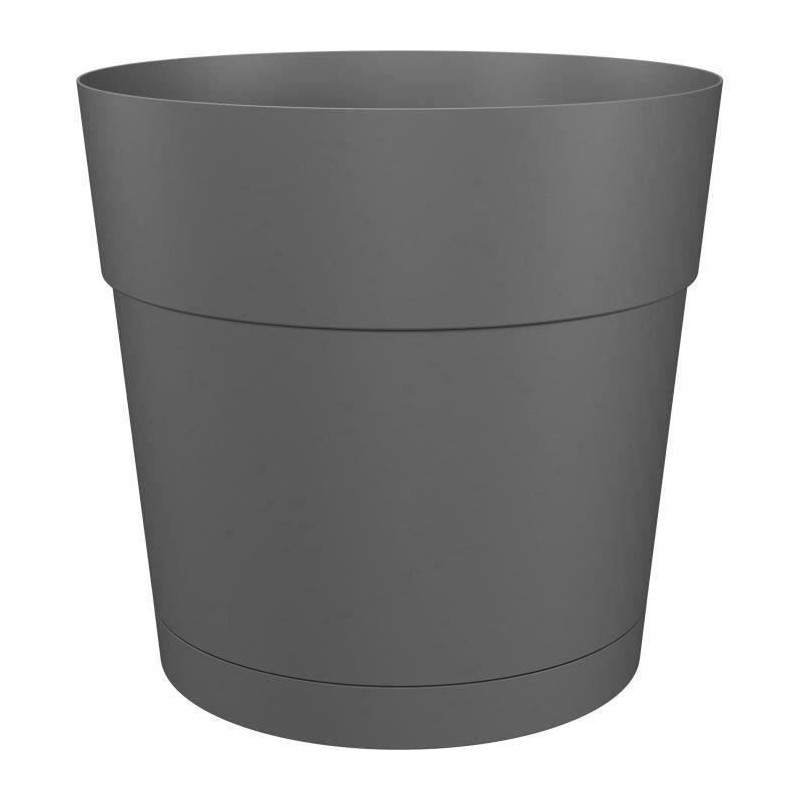 ARTEVASI Pot de fleurs rond CAPRI LARGE - Plastique - Réservoir d'eau ARTEVASI Pot de fleurs rond CAPRI LARGE - Plastique - Réservoir d'eau