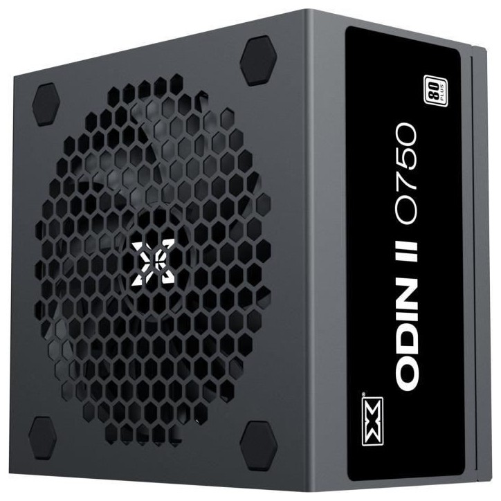Alimentation PC - XIGMATEK - Odin II O750 - 750W - 80Plus - Non modulaire - Ventilateur 120mm - Noir