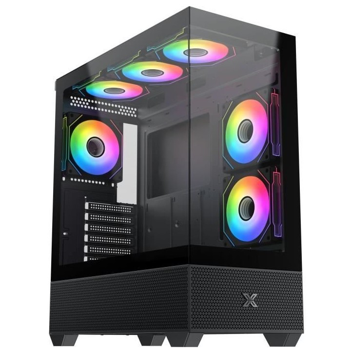 Boîtier PC - XIGMATEK - Alphard - Moyen tour - E-ATX - Verre trempé - ARGB - Noir