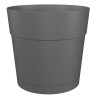 ARTEVASI Pot de fleurs rond CAPRI LARGE - Plastique - Réservoir d'eau