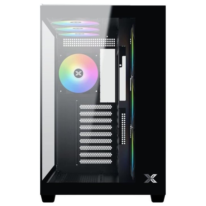 Boîtier PC - XIGMATEK - Aqua V AIR - Cube - ATX - Verre trempé - ARGB - Noir