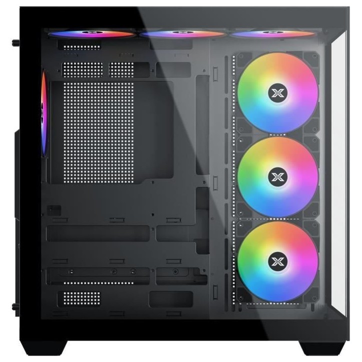 Boîtier PC - XIGMATEK - Aqua V AIR - Cube - ATX - Verre trempé - ARGB - Noir