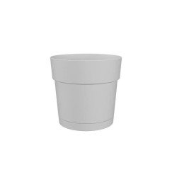 ARTEVASI Pot de fleurs rond CAPRI LARGE - Plastique - Réservoir d'eau