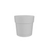 ARTEVASI Pot de fleurs rond CAPRI LARGE - Plastique - Réservoir d'eau