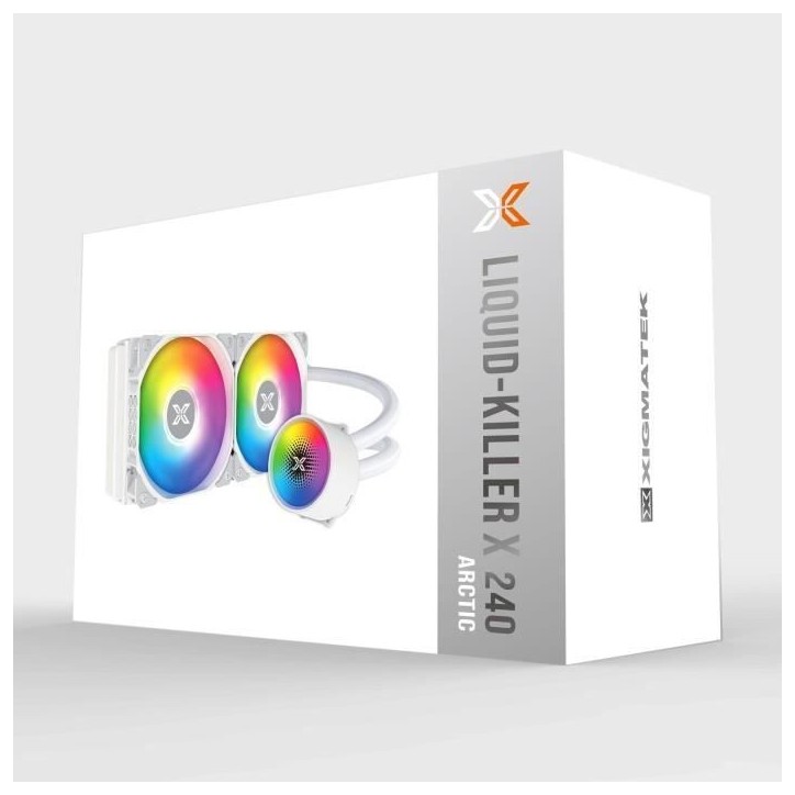 Watercooling CPU - XIGMATEK - Liquid Killer X 240 Arctic - Blanc - 2x120mm
