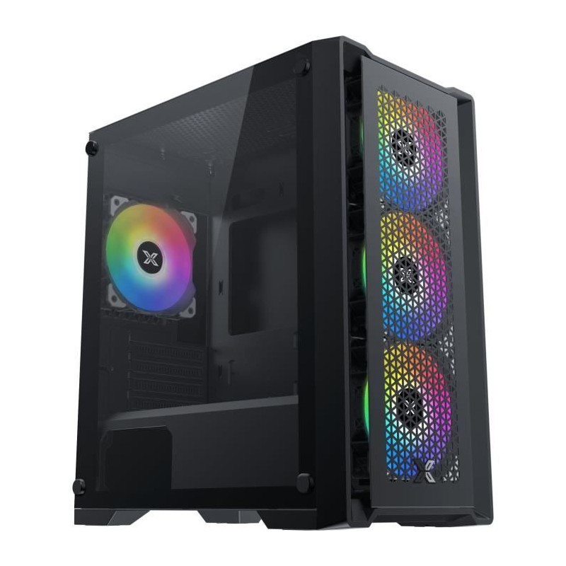 Boitier PC sans alimentation - XIGMATEK Lux M (noir) - Mini tour - For Boitier PC sans alimentation - XIGMATEK Lux M (noir) - Mini tour - For