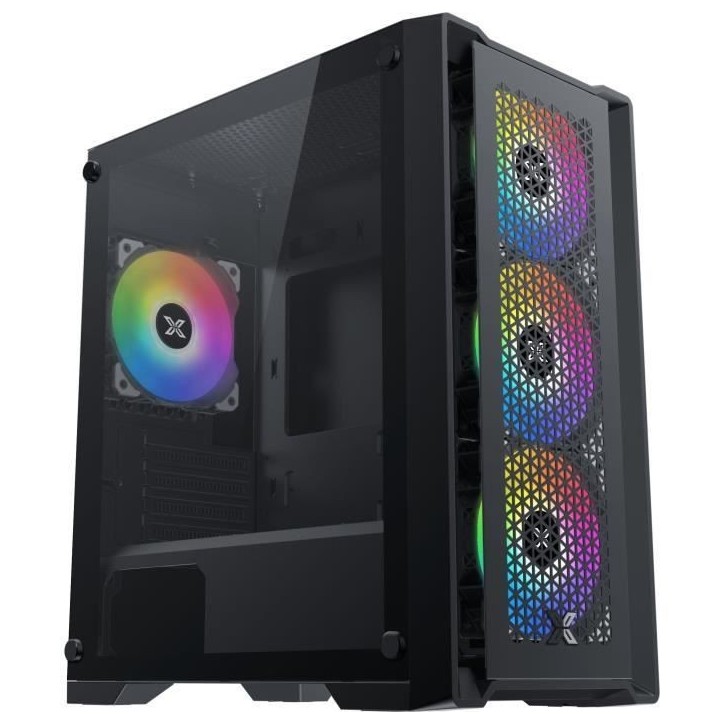 Boitier PC sans alimentation - XIGMATEK Lux M (noir) - Mini tour - Format Micro-ATX