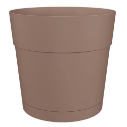 ARTEVASI Pot de fleurs rond CAPRI LARGE - Plastique - Réservoir d'eau