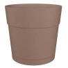 ARTEVASI Pot de fleurs rond CAPRI LARGE - Plastique - Réservoir d'eau