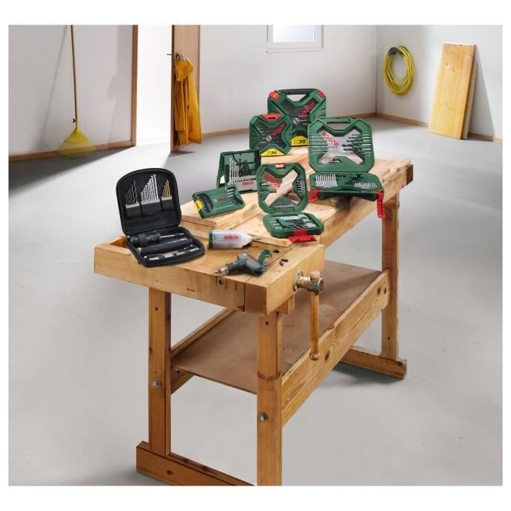 Set mixte vissage-perçage Bosch - Coffret X-Line Titane de forets et d'embouts de vissage, 50 pieces Set mixte vissage-perçage Bosch - Coffret X-Line Titane de forets et d'embouts de vissage, 50 pieces