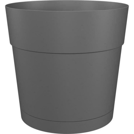 ARTEVASI Pot de fleurs rond CAPRI LARGE - Plastique - Réservoir d'eau