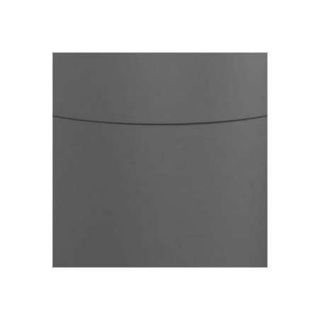 ARTEVASI Pot de fleurs rond CAPRI LARGE - Plastique - Réservoir d'eau - diametre 35 cm - Anthracite - L 34,6 x P 34,6 x H 33,2