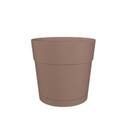 ARTEVASI Pot de fleurs rond CAPRI LARGE - Plastique - Réservoir d'eau