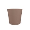ARTEVASI Pot de fleurs rond CAPRI LARGE - Plastique - Réservoir d'eau