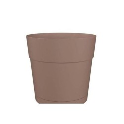 ARTEVASI Pot de fleurs rond CAPRI LARGE - Plastique - Réservoir d'eau