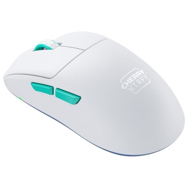 Souris gamer sans fil symétrique ultra-légere 2,4 GHz - CHERRY XTRFY M68 WIRELESS - Blanc