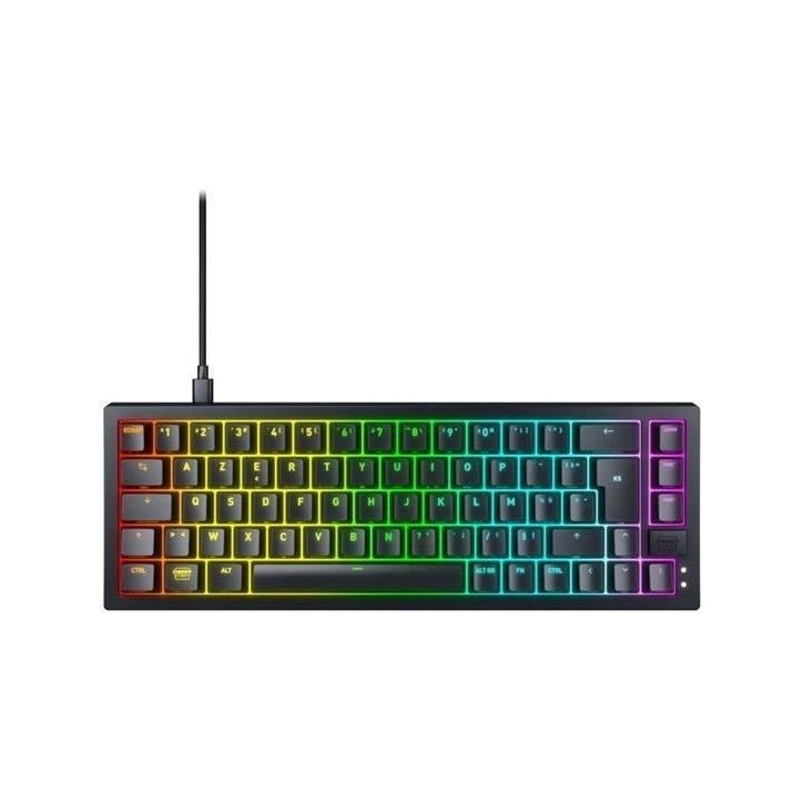 Clavier gamer mécanique - CHERRY XTRFY K5V2 COMPACT - Format 65 % - Éclairage RGB a LED - Noir Clavier gamer mécanique - CHERRY XTRFY K5V2 COMPACT - Format 65 % - Éclairage RGB a LED - Noir