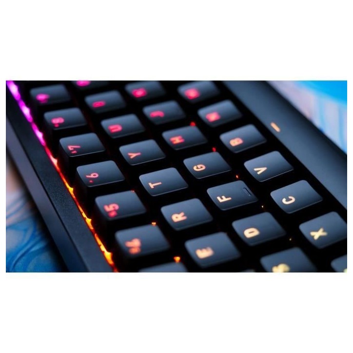 Clavier gamer mécanique - CHERRY XTRFY K5V2 COMPACT - Format 65 % - Éclairage RGB a LED - Noir Clavier gamer mécanique - CHERRY XTRFY K5V2 COMPACT - Format 65 % - Éclairage RGB a LED - Noir