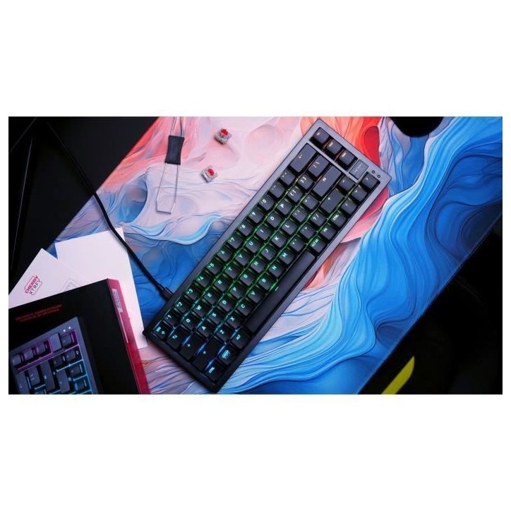 Clavier gamer mécanique - CHERRY XTRFY K5V2 COMPACT - Format 65 % - Éclairage RGB a LED - Noir Clavier gamer mécanique - CHERRY XTRFY K5V2 COMPACT - Format 65 % - Éclairage RGB a LED - Noir