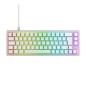 Clavier de jeu mécanique - CHERRY XTRFY K5V2 COMPACT - Format 65 % - Blanc