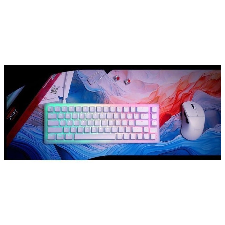 Clavier de jeu mécanique - CHERRY XTRFY K5V2 COMPACT - Format 65 % - Blanc Clavier de jeu mécanique - CHERRY XTRFY K5V2 COMPACT - Format 65 % - Blanc