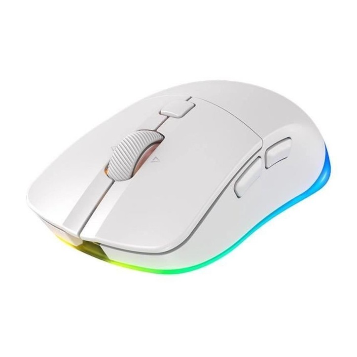 Souris gamer sans fil Bluetooth et 2,4 GHz - CHERRY XTRFY M50 WIRELESS - Blanc