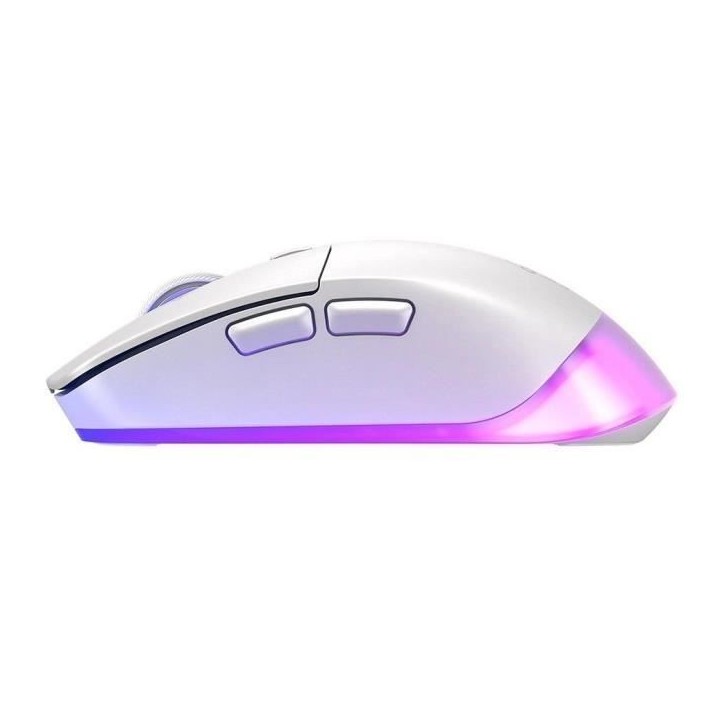 Souris gamer sans fil Bluetooth et 2,4 GHz - CHERRY XTRFY M50 WIRELESS - Blanc