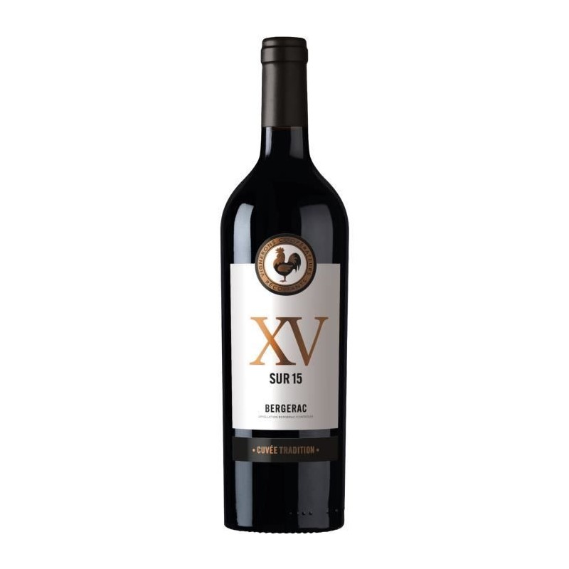 Xv Sur 15 Cuvée Tradition 2022 AOP Bergerac - Vin rouge du Sud Ouest Xv Sur 15 Cuvée Tradition 2022 AOP Bergerac - Vin rouge du Sud Ouest