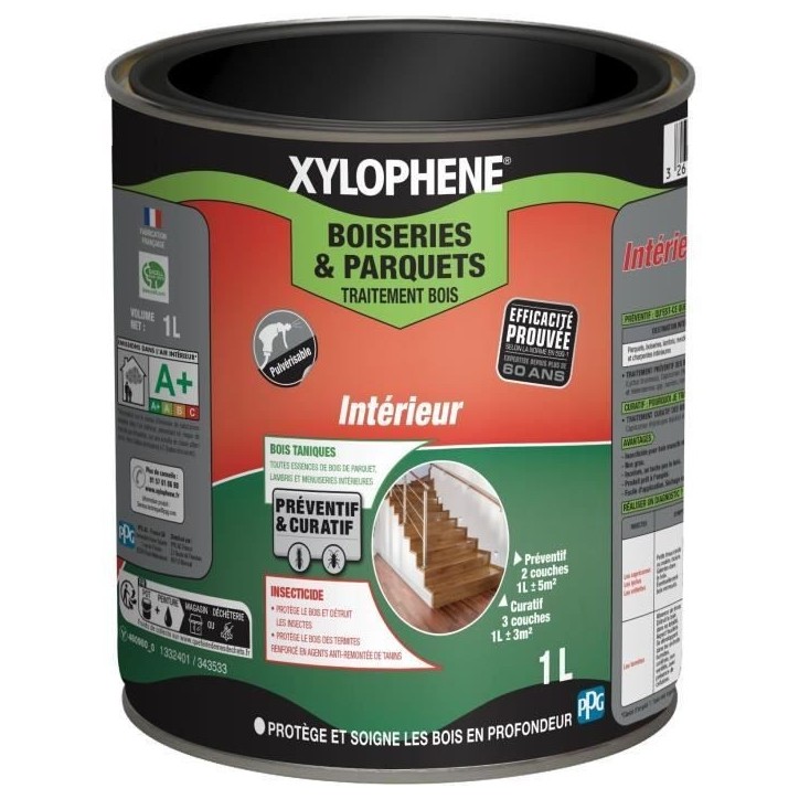 Traitement boiseries & parquets - XYLOPHENE - 1 L Traitement boiseries & parquets - XYLOPHENE - 1 L