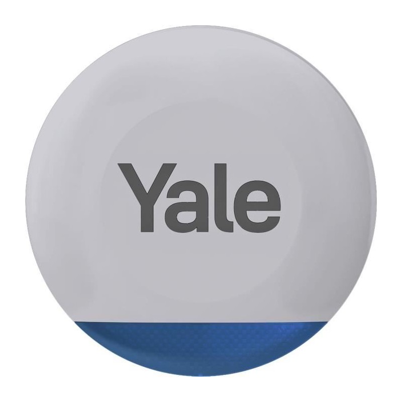 Sirene extérieure - YALE - Pour alarme intelligente - 100 dB et lumie Sirene extérieure - YALE - Pour alarme intelligente - 100 dB et lumie