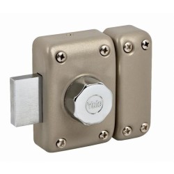 Verrou a bouton YALE - Cylindre 5 goupilles Ø 23 L 45 mm - YV25 - 282