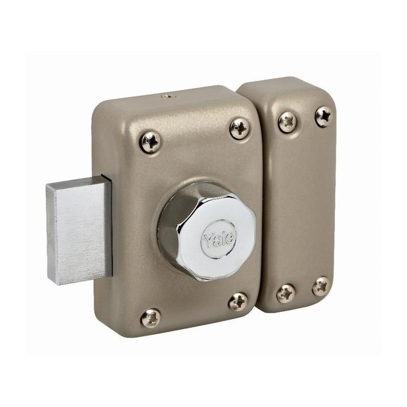 Verrou a bouton YALE - Cylindre 5 goupilles Ø 23 L 45 mm - YV25 - 282 Verrou a bouton YALE - Cylindre 5 goupilles Ø 23 L 45 mm - YV25 - 282