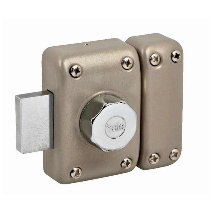 Verrou a bouton YALE - Cylindre 5 goupilles Ø 23 L 45 mm - YV25 - 28211000 Verrou a bouton YALE - Cylindre 5 goupilles Ø 23 L 45 mm - YV25 - 28211000