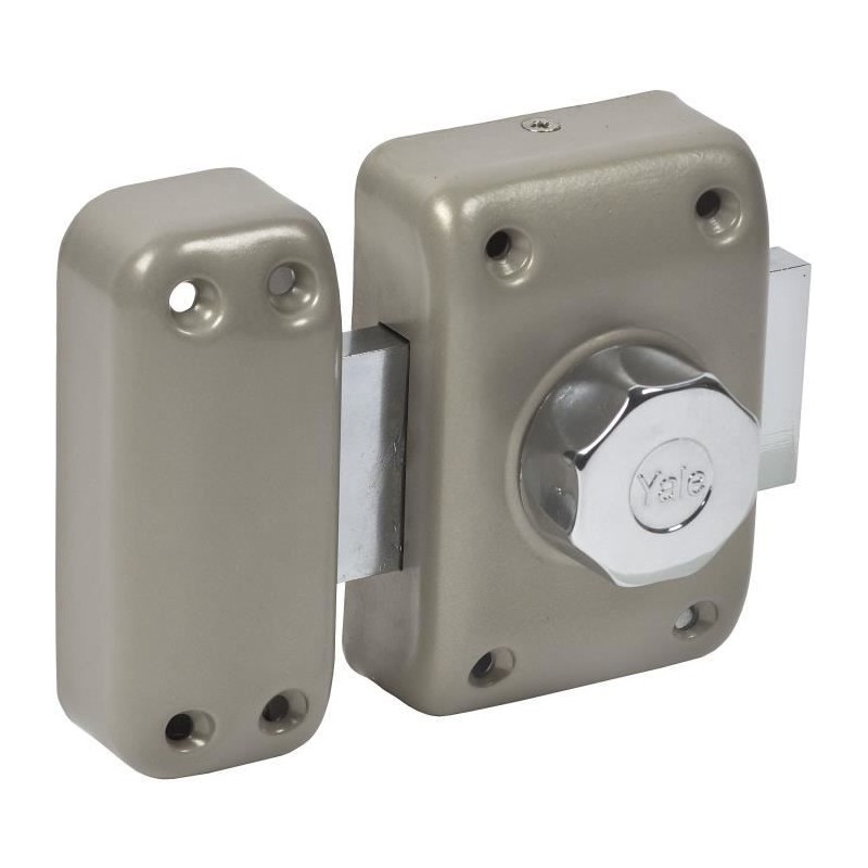 Verrou targette YALE YV20BTS - Bouton sans cylindre - Aluminium - Nive Verrou targette YALE YV20BTS - Bouton sans cylindre - Aluminium - Nive
