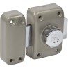 Verrou targette YALE YV20BTS - Bouton sans cylindre - Aluminium - Nive