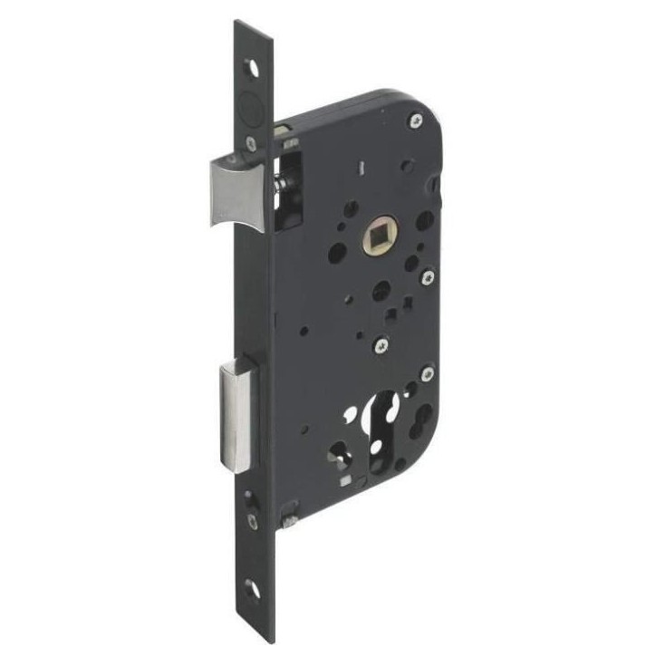 Serrure a encastrer trou de cylindre - YALE - Y60K-A50/N - Axe 50mm, coffre 148mm - Porte d'entrée, service, locaux sensibles -