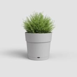 ARTEVASI Pot de fleurs rond CAPRI LARGE - Plastique - Réservoir d'eau