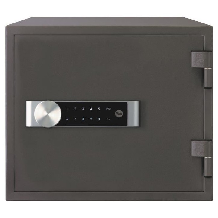Coffre-fort ignifuge YALE a serrure électronique - Format domestique H.35 x l.41 x P.36 cm (19 L)