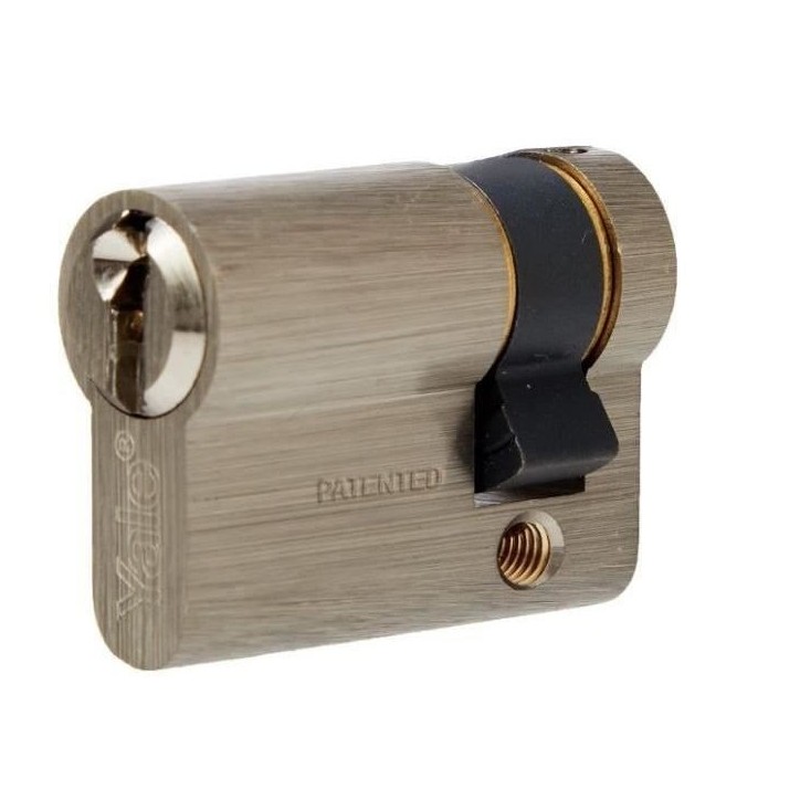 Demi-Cylindre de Serrure - YALE - YC500+ - 30x10 mm - 5 Goupilles - 3 Clés - Nickelé