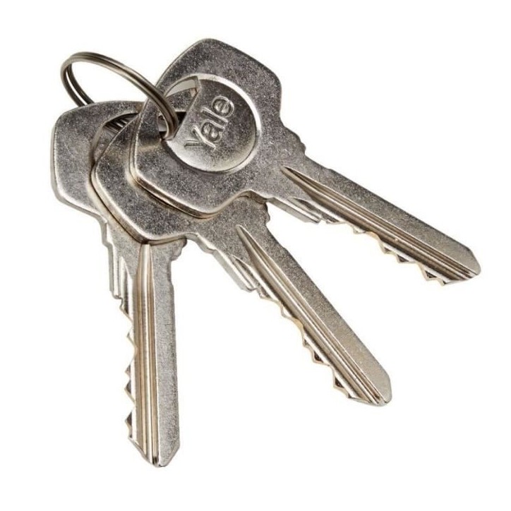Demi-Cylindre de Serrure - YALE - YC500+ - 30x10 mm - 5 Goupilles - 3 Clés - Nickelé