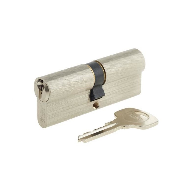 Cylindre YALE série 500+ 40x40 mm nickelé - 5 goupilles - Protection Cylindre YALE série 500+ 40x40 mm nickelé - 5 goupilles - Protection