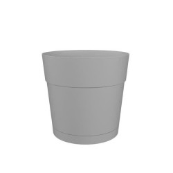 ARTEVASI Pot de fleurs rond CAPRI LARGE - Plastique - Réservoir d'eau